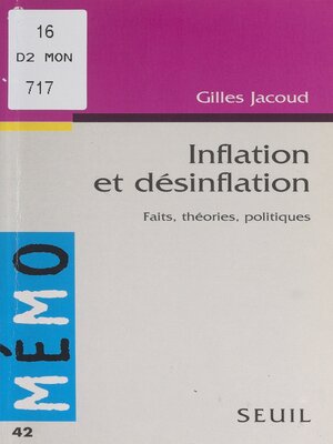 cover image of Inflation et désinflation